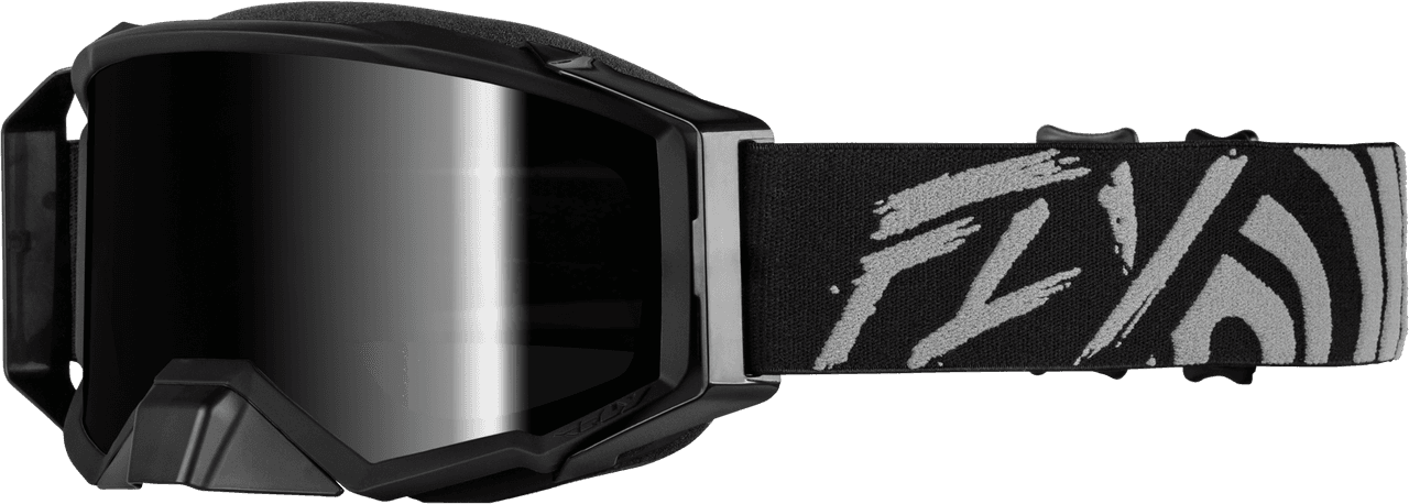 Fly Racing Zone Elite Goggle Grey/Black W/Dark Smoke Hydrophoc Lens