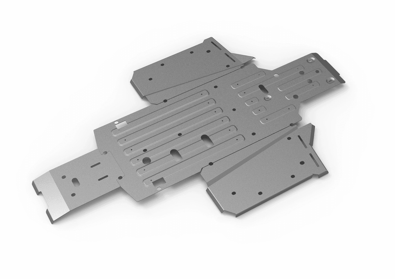 Rival Powersports Usa Alloy Central Skid Plate Honda