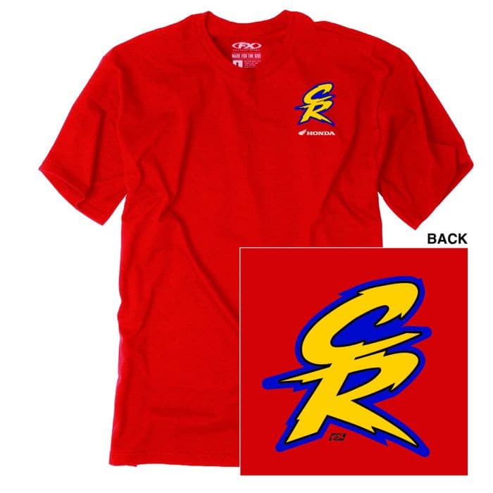 FACTORY EFFEX HONDA RETRO CR T-SHIRT / RED 2X