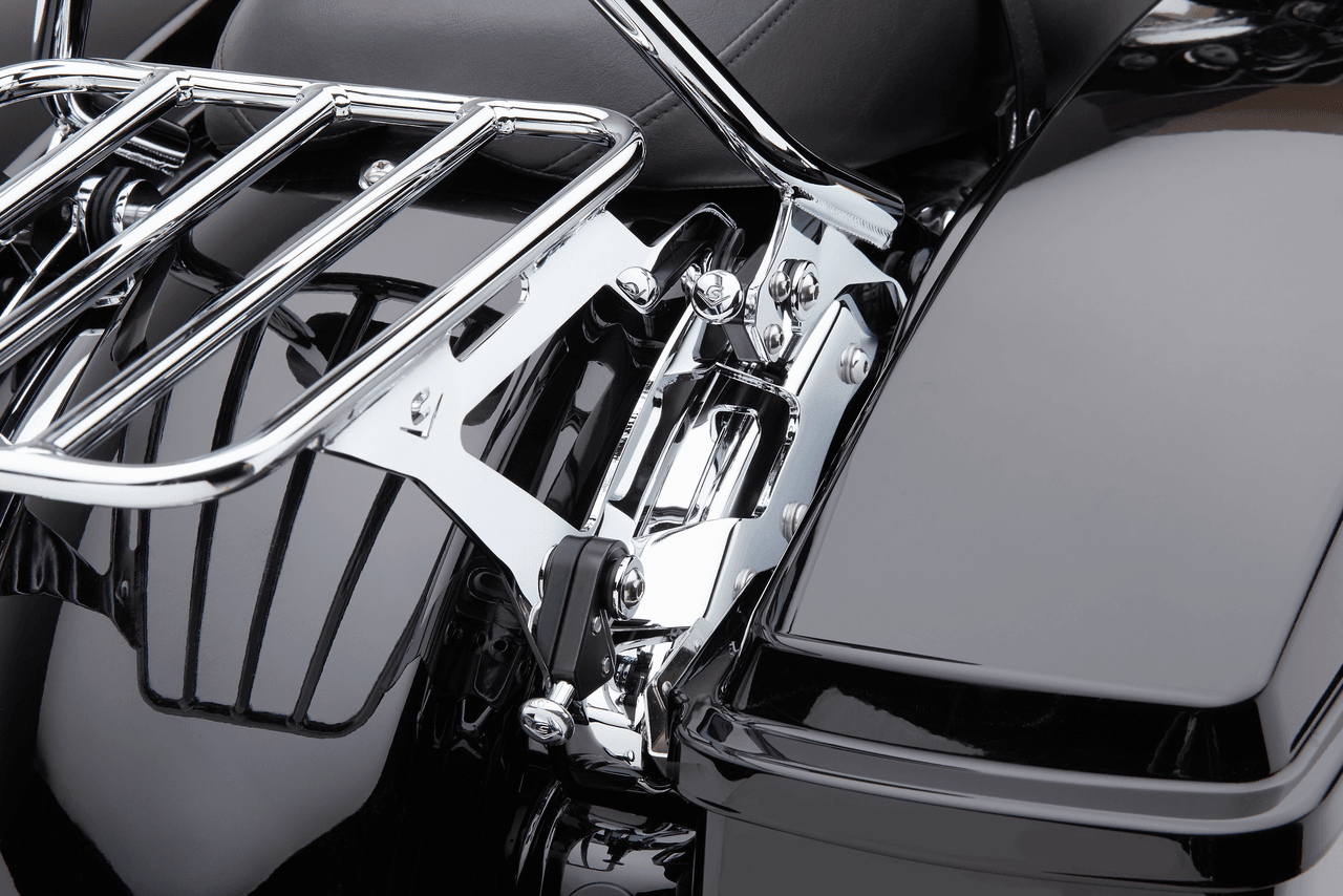 BACKREST MOUNTING KIT BLACK FLH/FLT 14-25