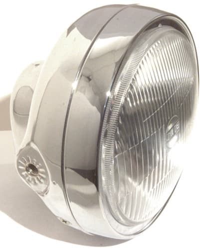 Emgo Headlight Honda Style 6 1/4" Chrome