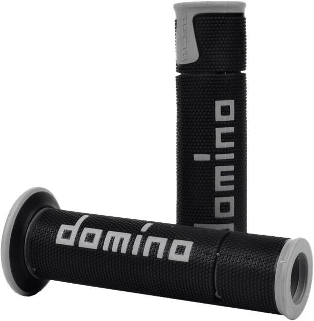 Domino Racing A450 Road Racing Grips Black/Grey Pair
