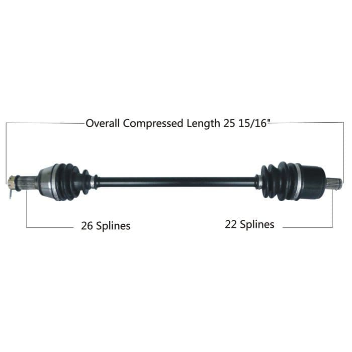 TYTANEUM OE REPLACEMENT CV AXLE POLARIS FRONT LEFT / RIGHT