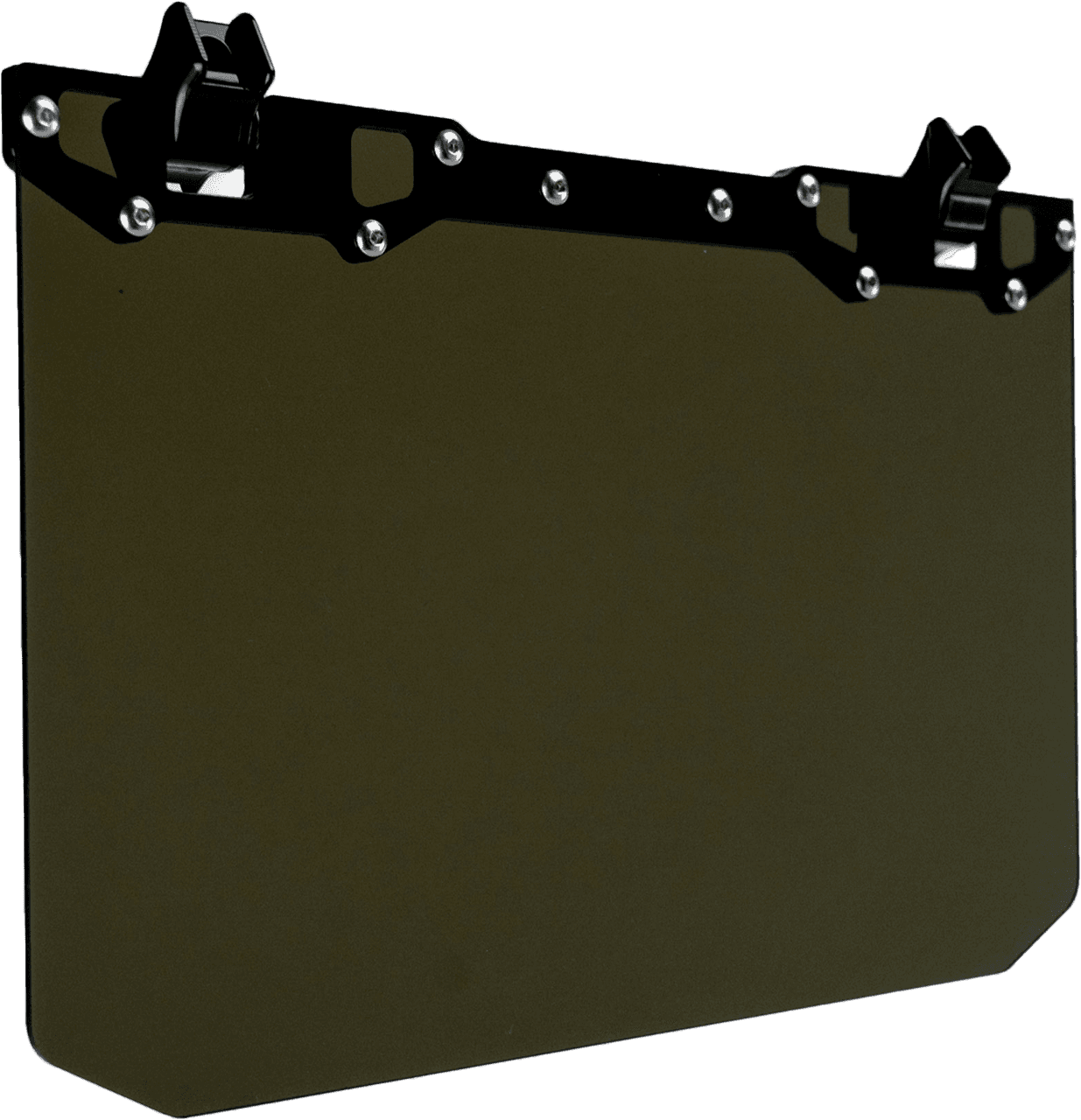 Axia 12" X 8" Narrow Mount Sun Viso W/Tinted Shield- Black