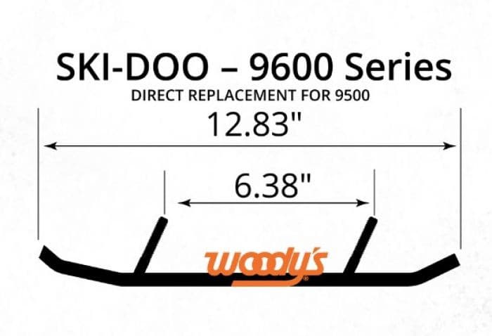 Woodys 4" Carbide Ski-Doo