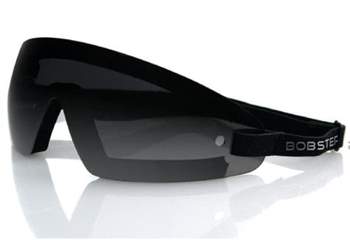 Bobster Wrap Around Sunglasses Black W/Smoke Lens