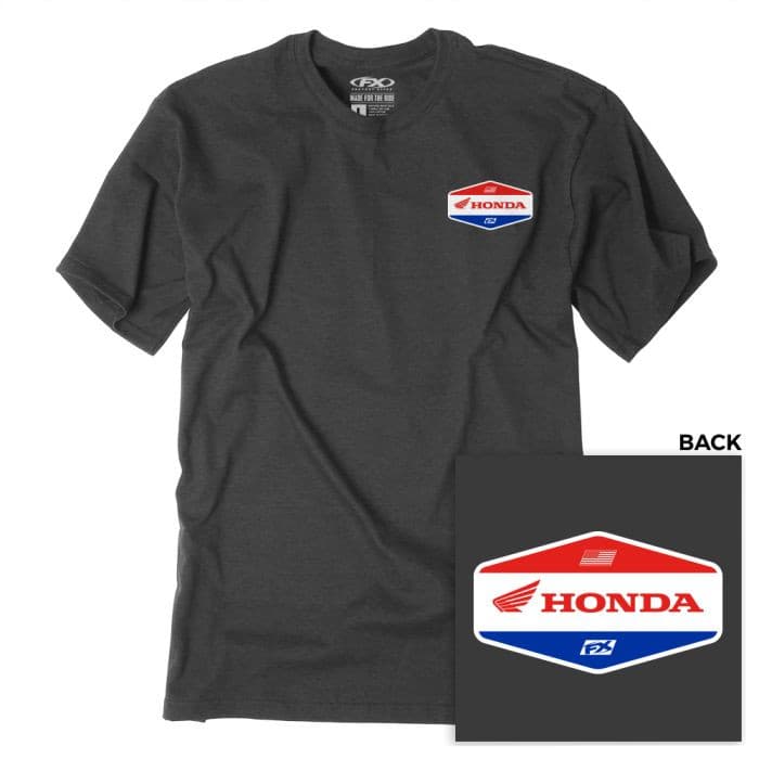 FACTORY EFFEX HONDA STADIUM T-SHIRT / HTHR CHARCOAL M