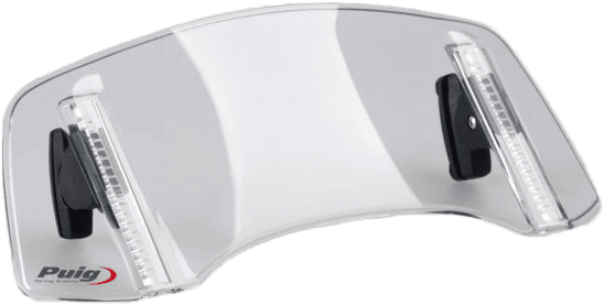 Puig Multi-Adjustable Visor 2.0 Fixed Screw Smoke 300X130MM
