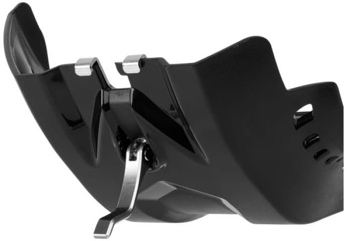 Polisport Fortress Skid Plate Black Husqvarna/KTM