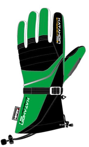 KATAHDIN GEAR FROSTFIRE SNOWMOBILE GLOVE, GREEN-4XL