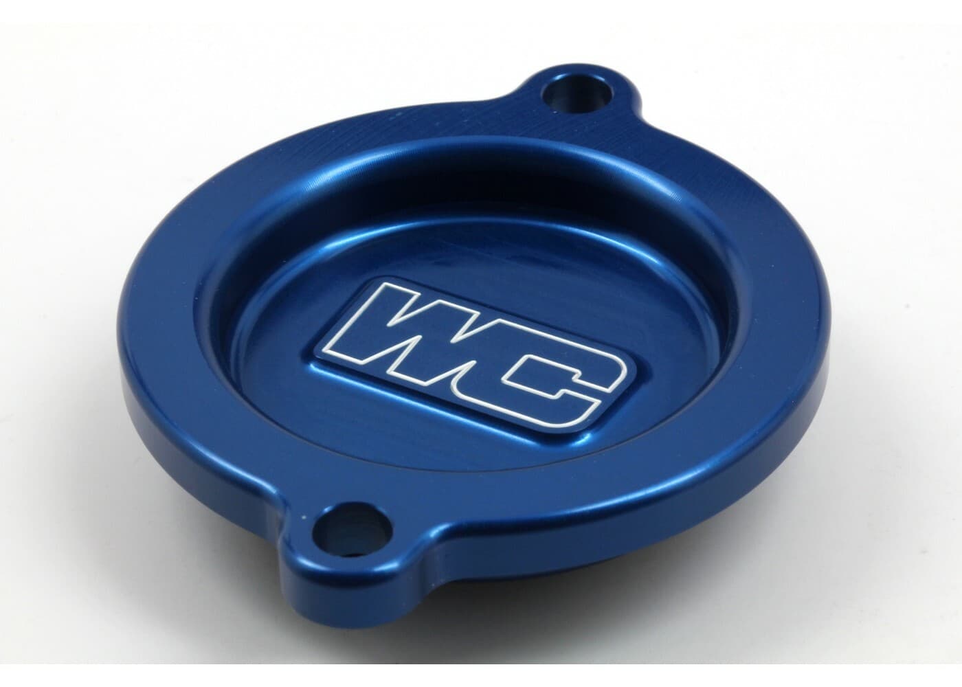 Works Oil Filter Cover Blue KTM/Husqvarna/Gas