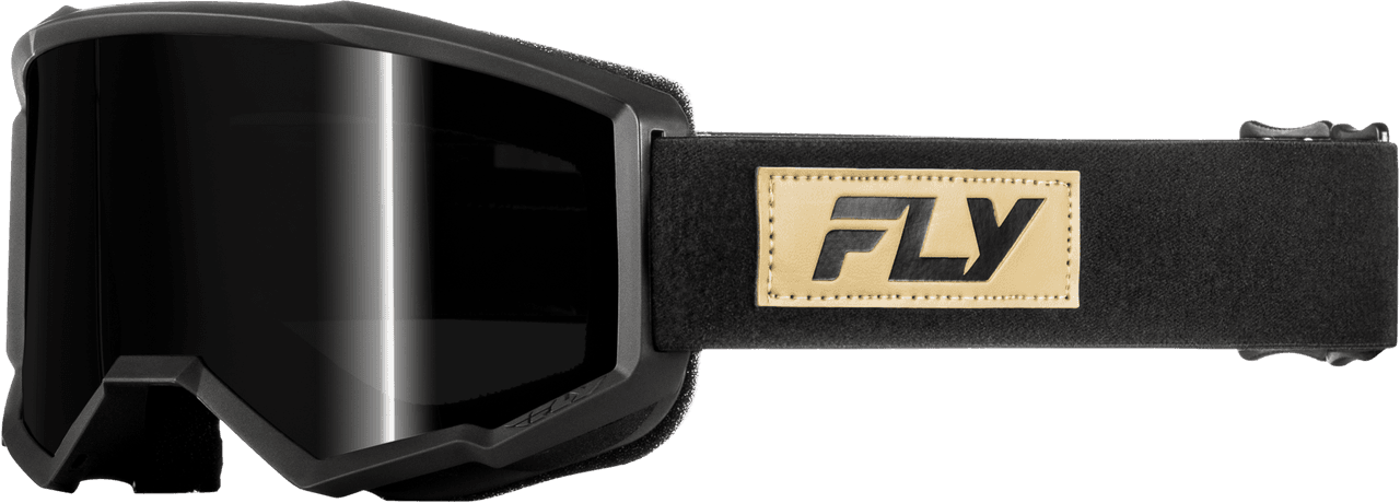 Fly Racing Focus Sand Goggle Black/Tan W/ Dark Smoke Lens