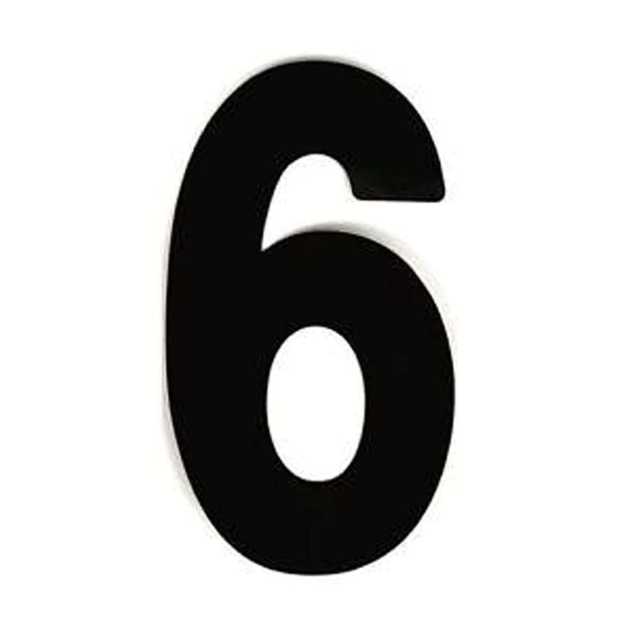 FX 2015 NUMBERS STANDARD 6" BLACK 6