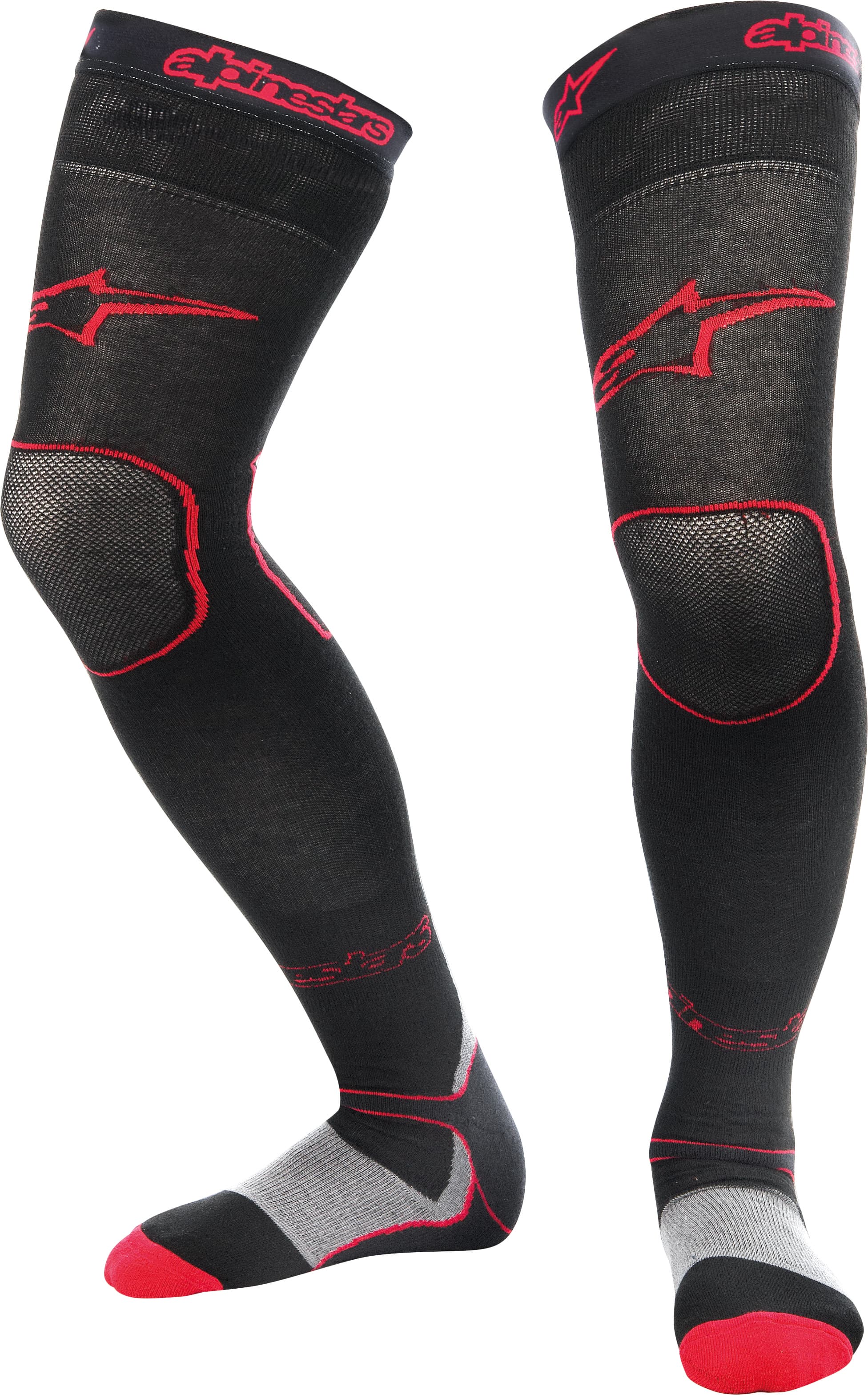 Alpinestars Long MX Socks Red LG-2X