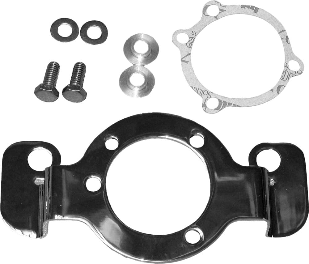 HardDrive Carburetor Support Bracket Only Chrome Bigtwin 90-92