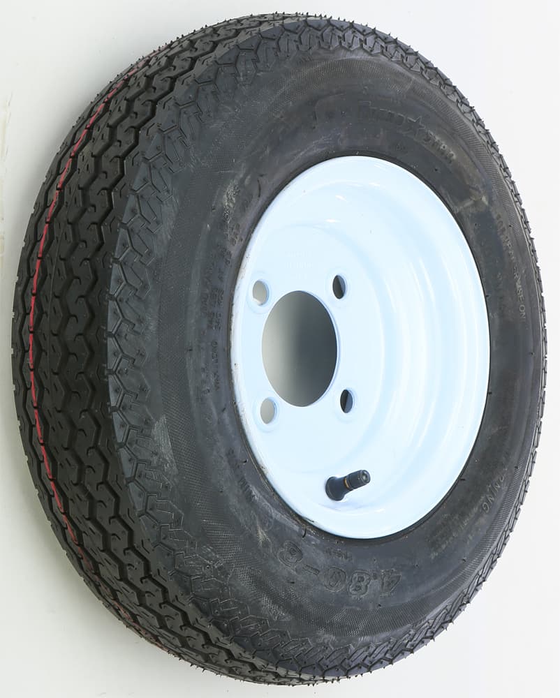 Awc Trailer Tire And Wheel Assembly White