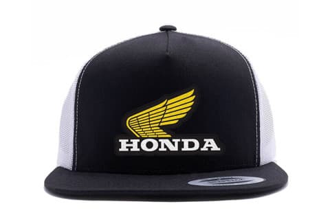 FACTORY EFFEX HONDA CLASSIC SNAPBACK HAT / BLACK-WHITE MESH OS