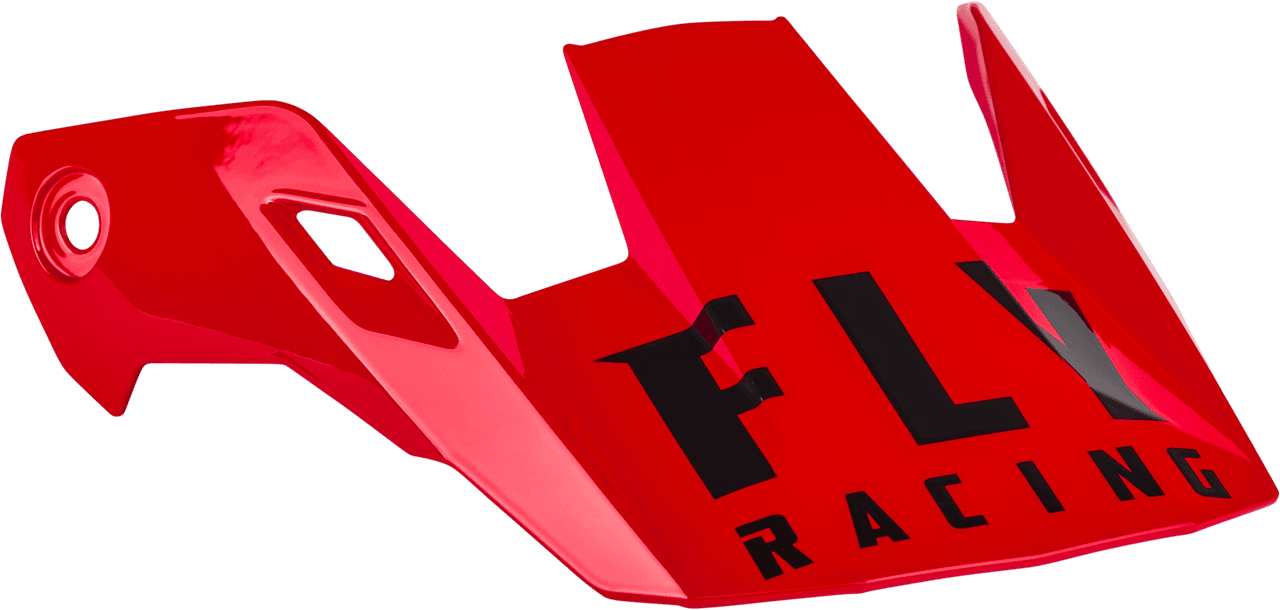 Fly Racing Rayce Helmet Visor Red/Black XL