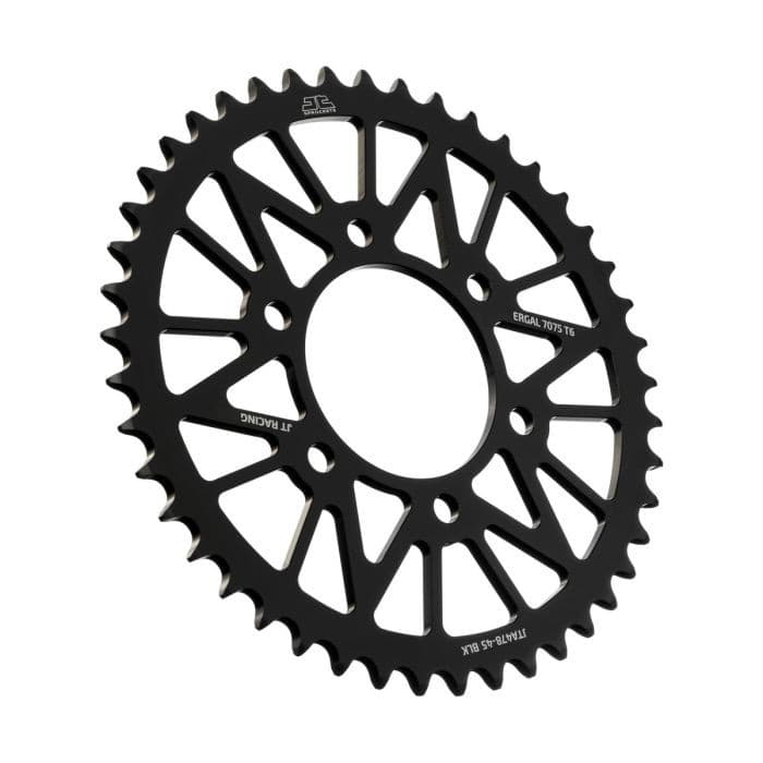 REAR ALLOY SPROCKET BLACK 45-TOOTH