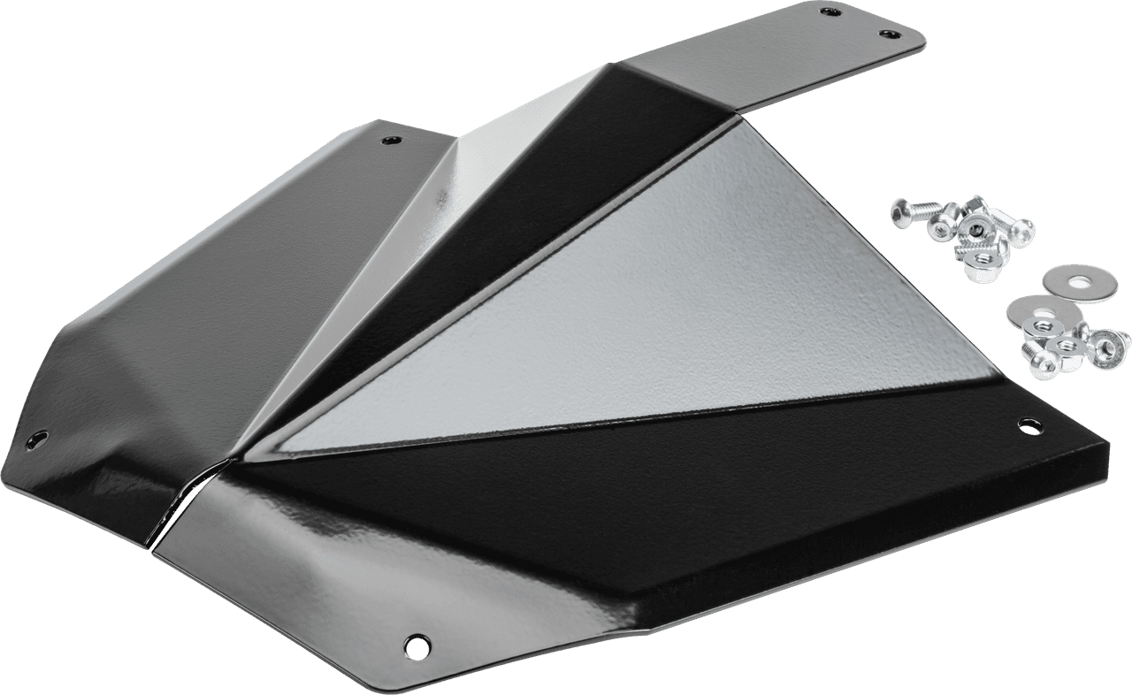 SKID PLATE BLK FOR GEN5 FRONT BUMPER S/M