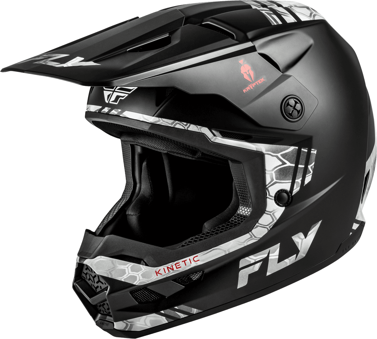 Fly Racing Kinetic Verdict Kryptek Helmet Black/Grey XL