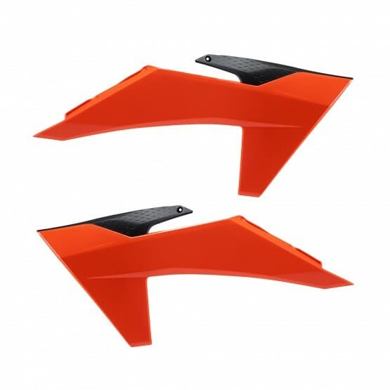 Polisport Radiator Scoops KTM BLACK/25 Orange