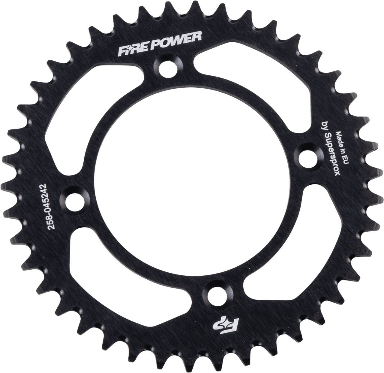 Fire Power Rear Sprocket Aluminum 42T Black