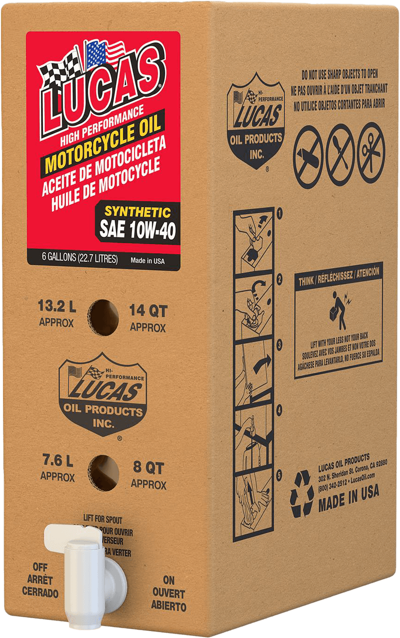 Lucas Synthetic High Performance Oil 10W40 6GAL Bib