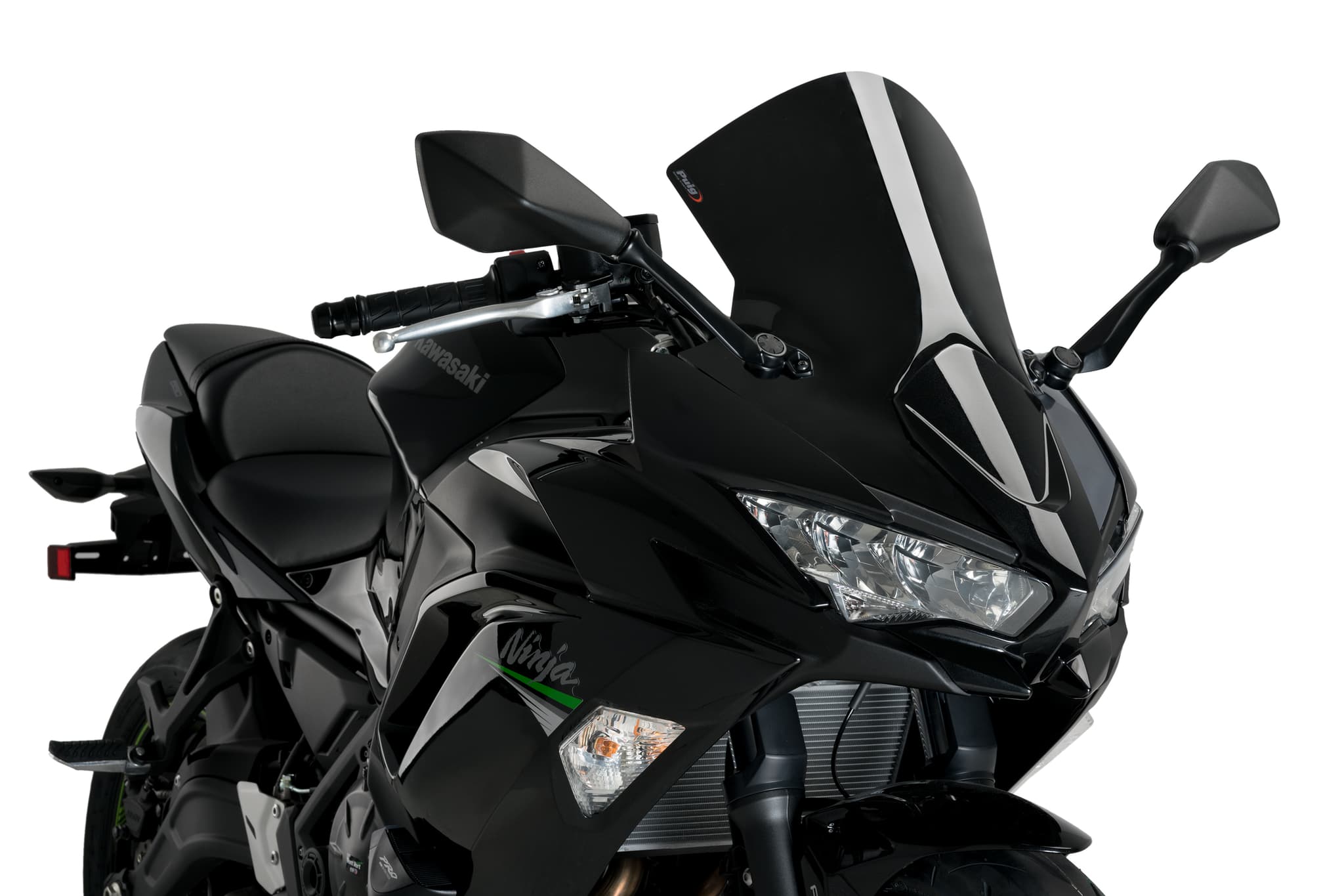 Puig Windscreen R-Racer Black Kawasaki