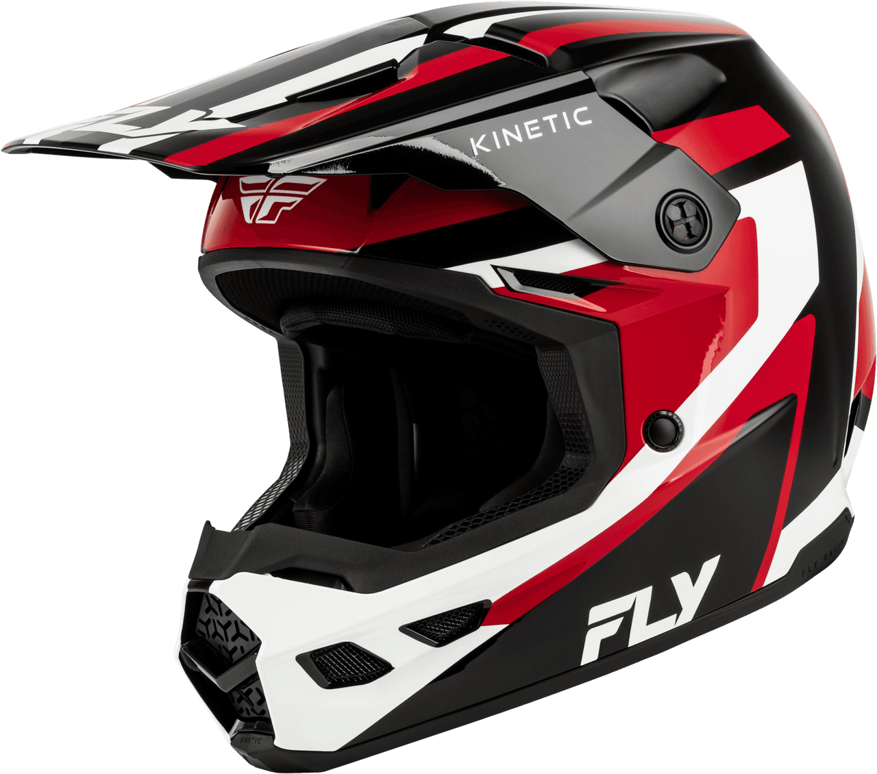 Fly Racing Kinetic Sync Helmet Black/Red/White LG
