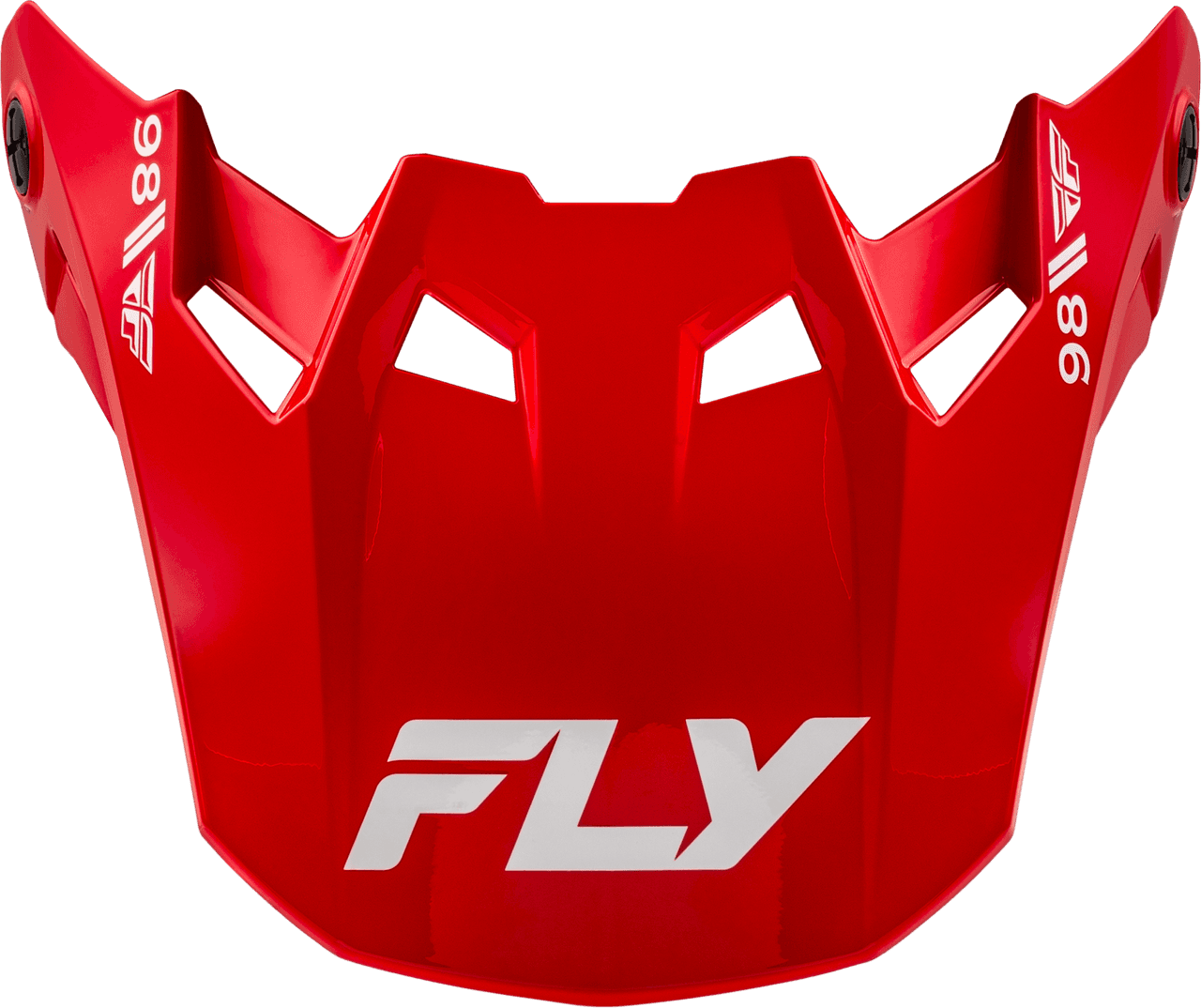 Fly Racing Formula Cc Objective Visor Red/White YL/SM