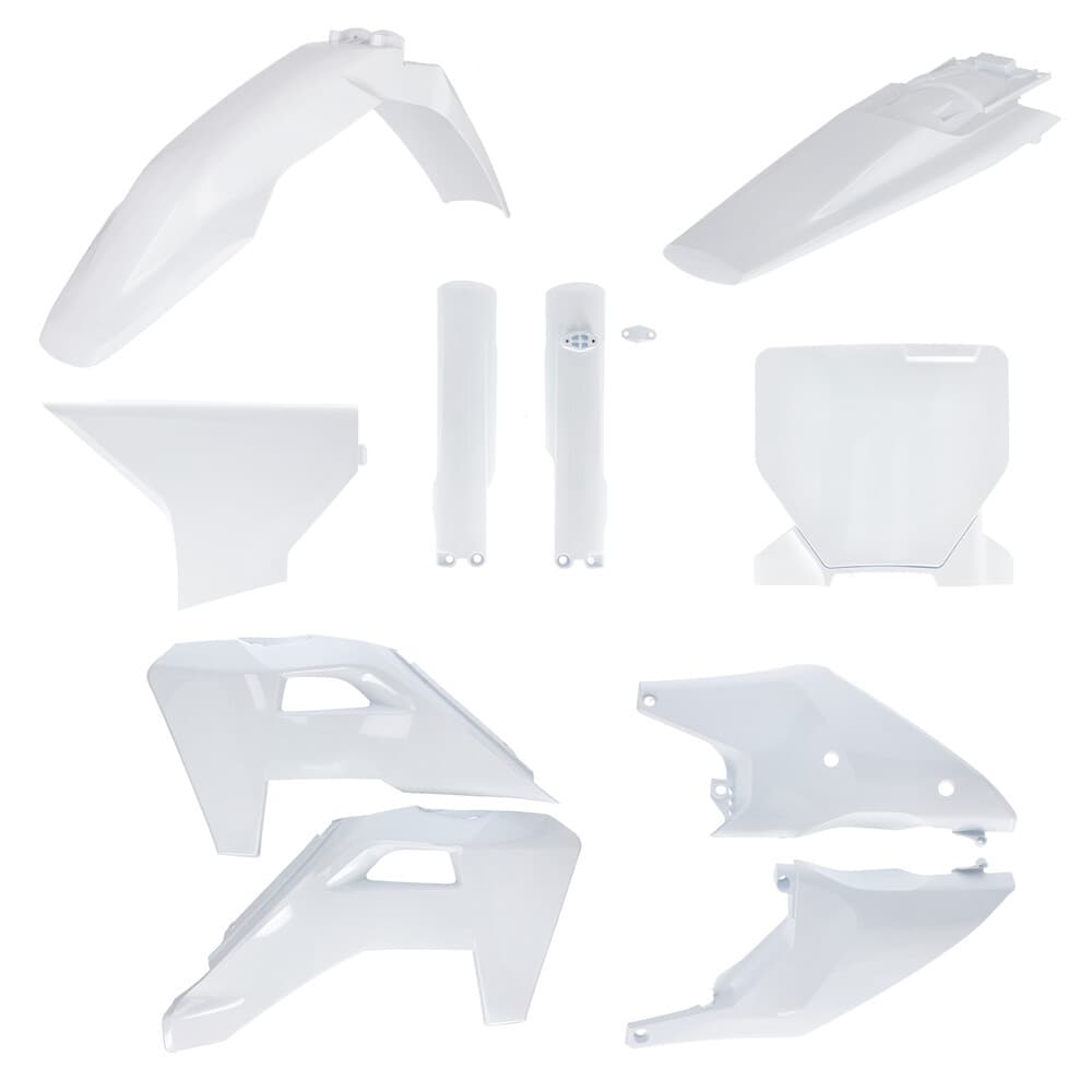 Acerbis Plastic Kit- Full Husqvarna White
