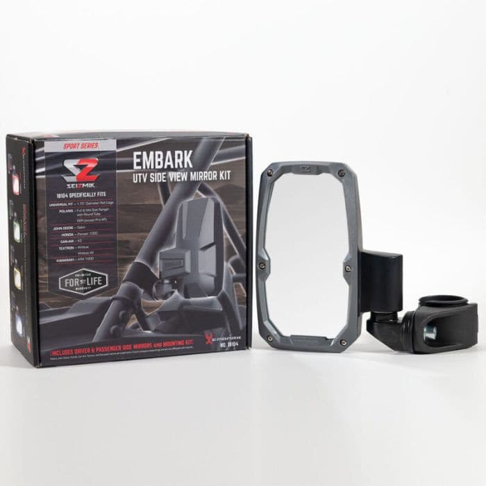 EMBARK SIDEVIEW MIRROR W/ABS BODY & BEZEL - 2" & 1.875"