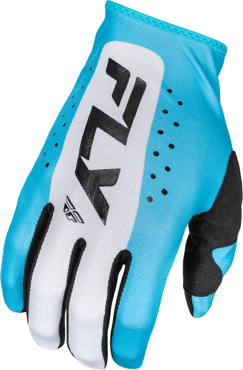 Fly Racing Lite Gloves Blue/White/Black SM