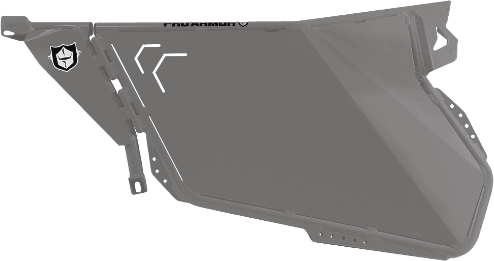 Pro Armor Traditional Door Titanium Matte Metallic Polaris