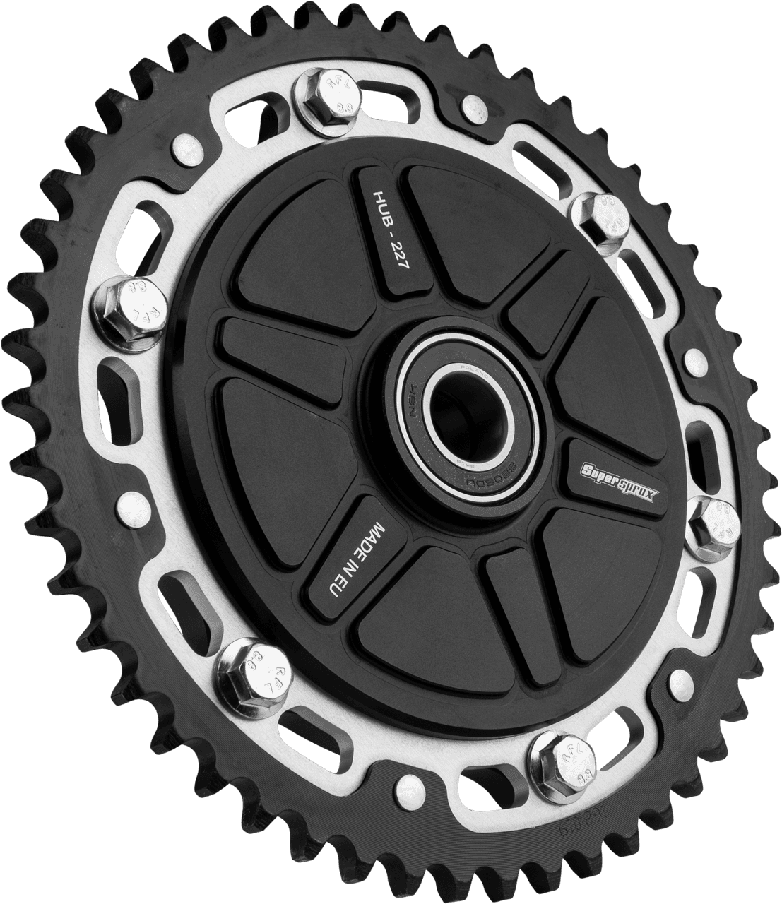 Supersprox Cushdrive Conversion 51T Sprocket Black Sil Black
