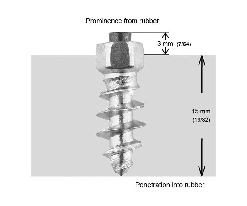 Igrip 18MM Standard Screw Studs Qty 150