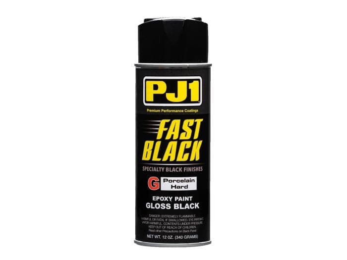 PJ1 SPRAY GLOSS BLACK EPOXY PAINT- 250F, 11OZ.