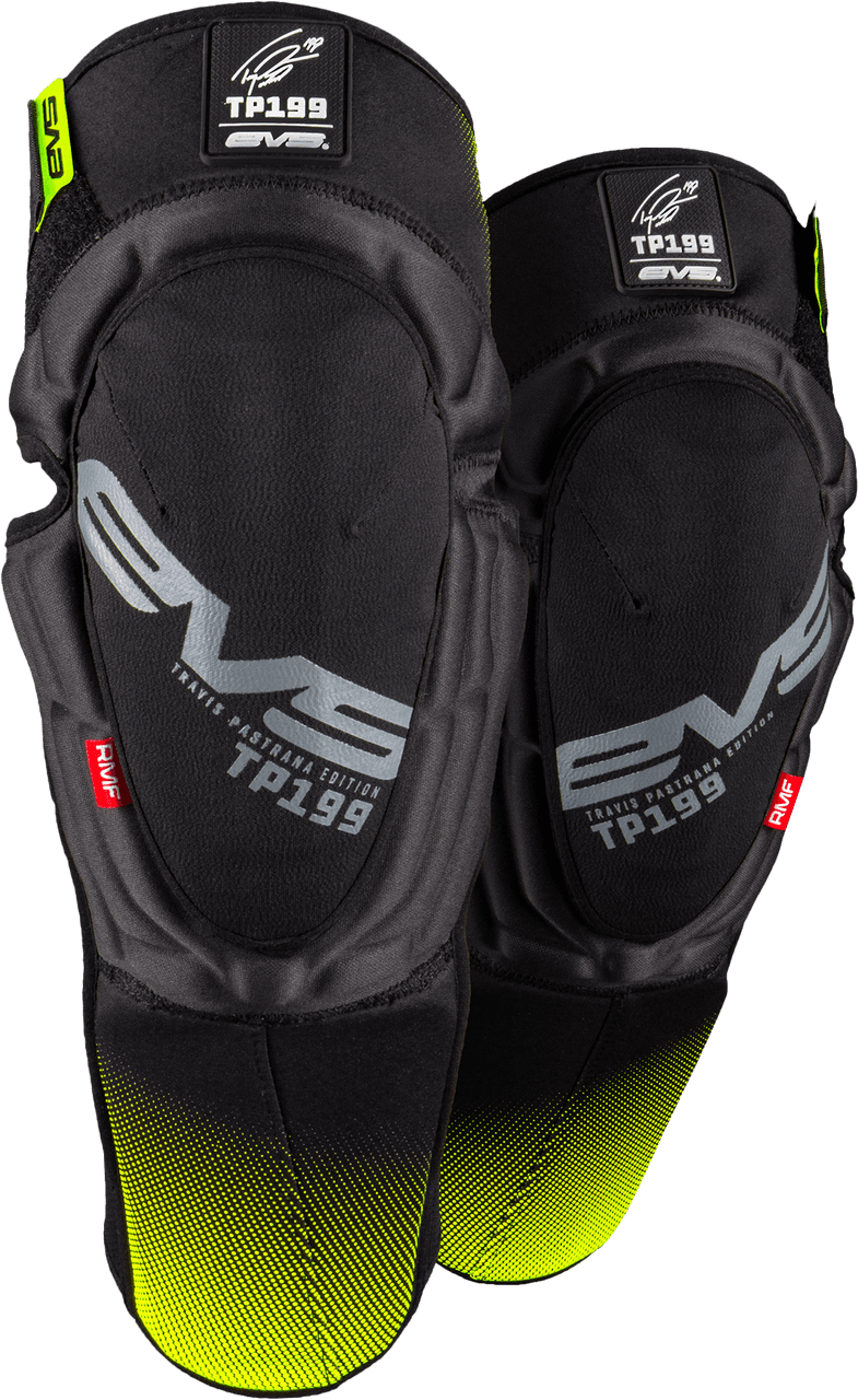 EVS TP199 Knee/Shin Guard Black/Hi-Vis SM/MD