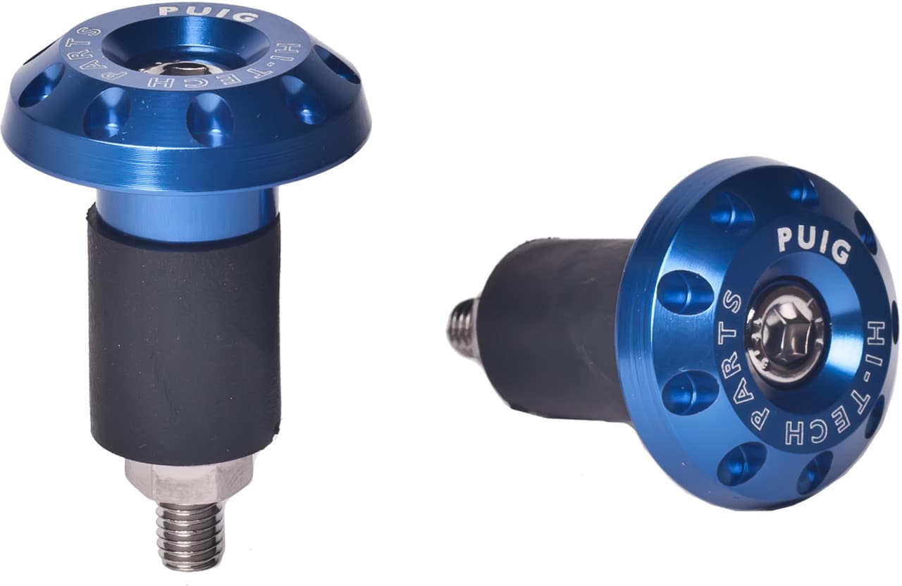 Puig Bar Ends Race Universal Blue Pair