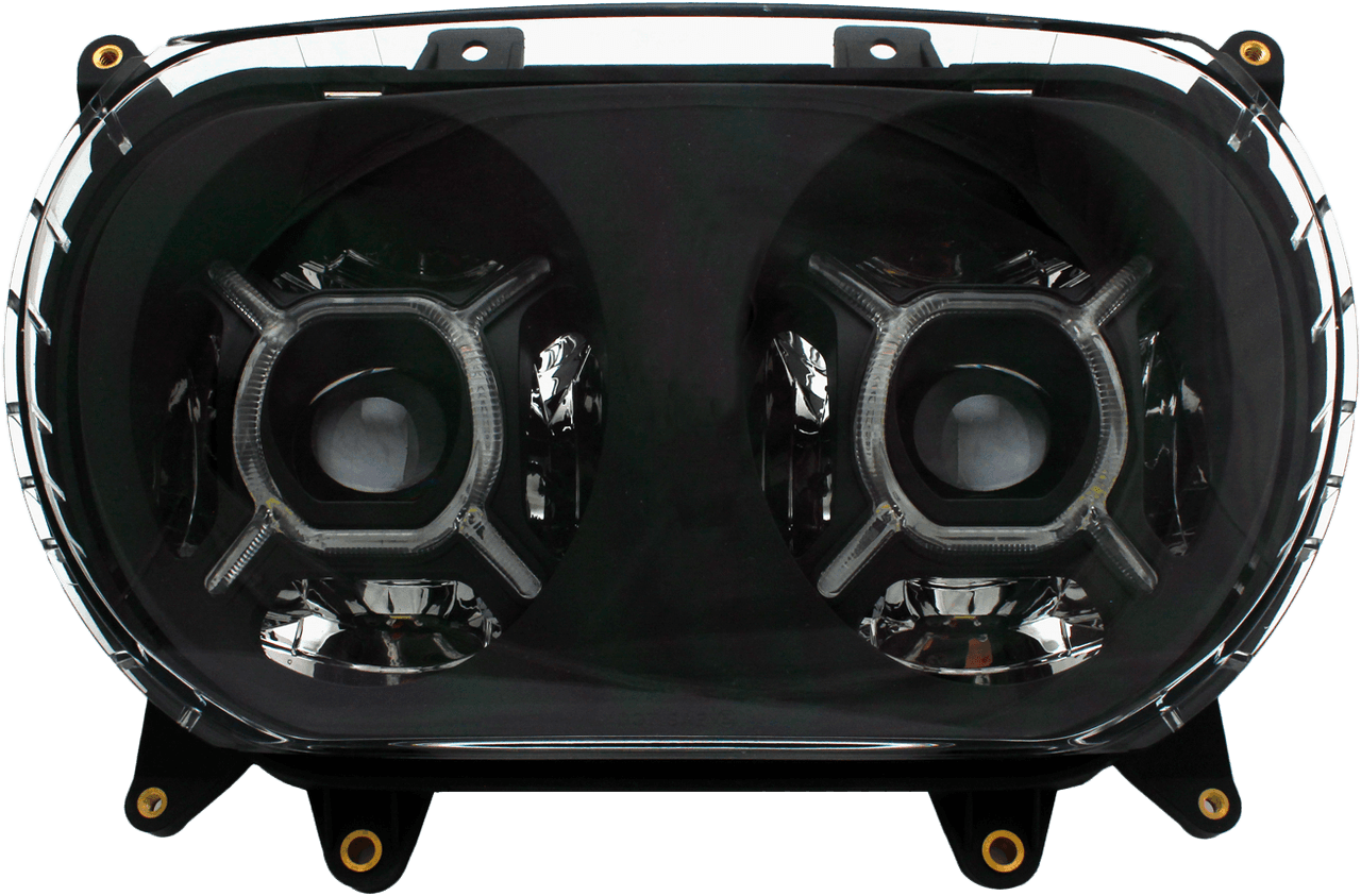 ROAD GLIDE HEADLIGHTS `15-22 BLACK
