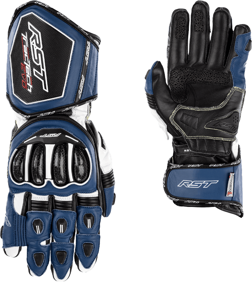 RST Tractech Evo 4 CE Glove Blue/White/Black LG