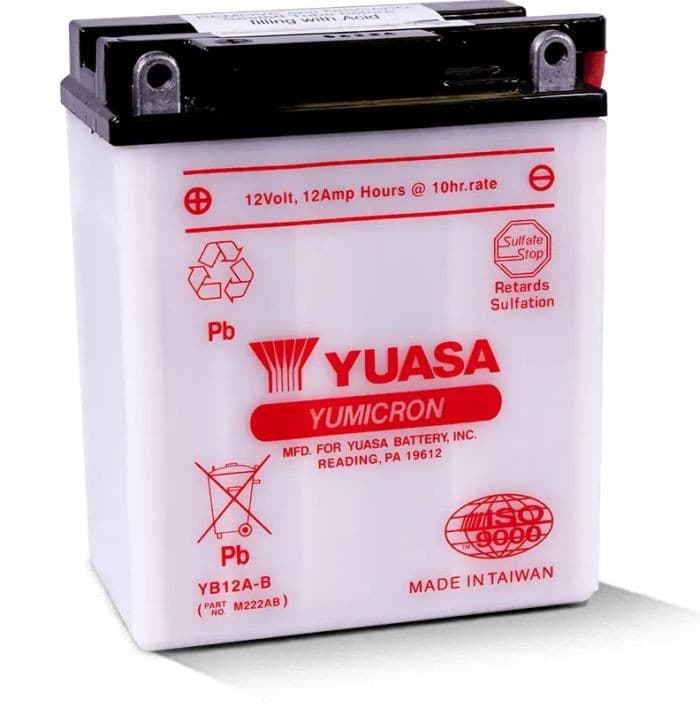 Yuasa Battery YB12A-B Conventional