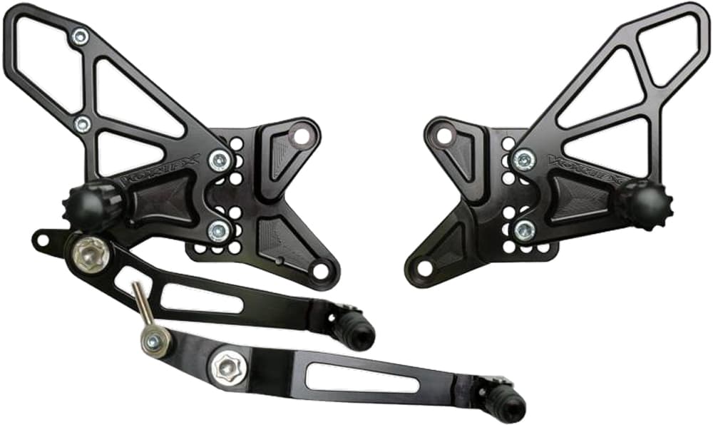 Vortex Rear Set Complete Black Yamaha