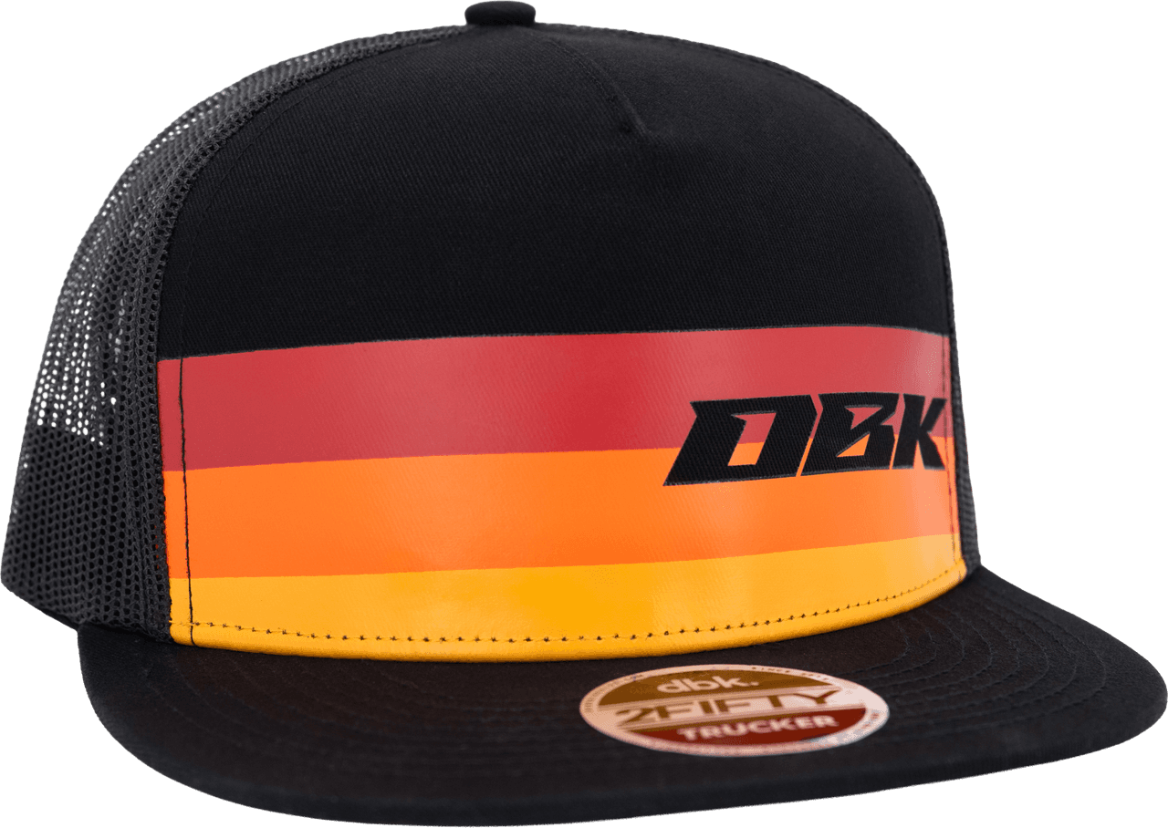 Dbk Sunday Stripe 2FIFTY Trucker Black Snapback Hat