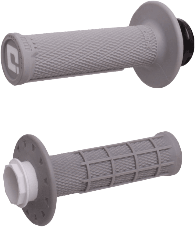 Odi Micro-X Lock-On Grips Half-Waffle Grey/Black (Soft)