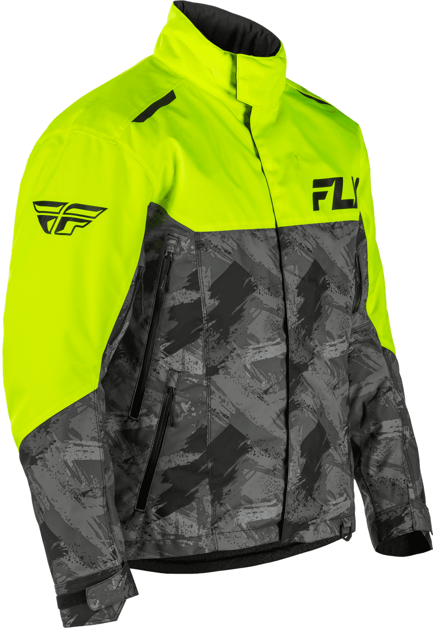 Fly Racing Snx Pro Jacket Hi-Vis/Black XL
