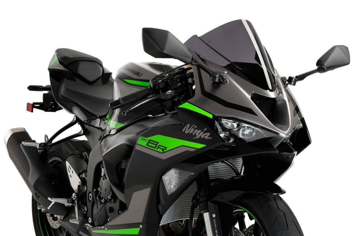 Puig Windscreen Z-Racing Dark Smoke Kawasaki