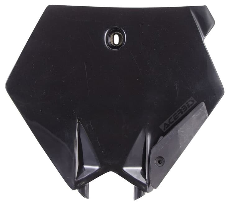 Acerbis Front Number Plate Black