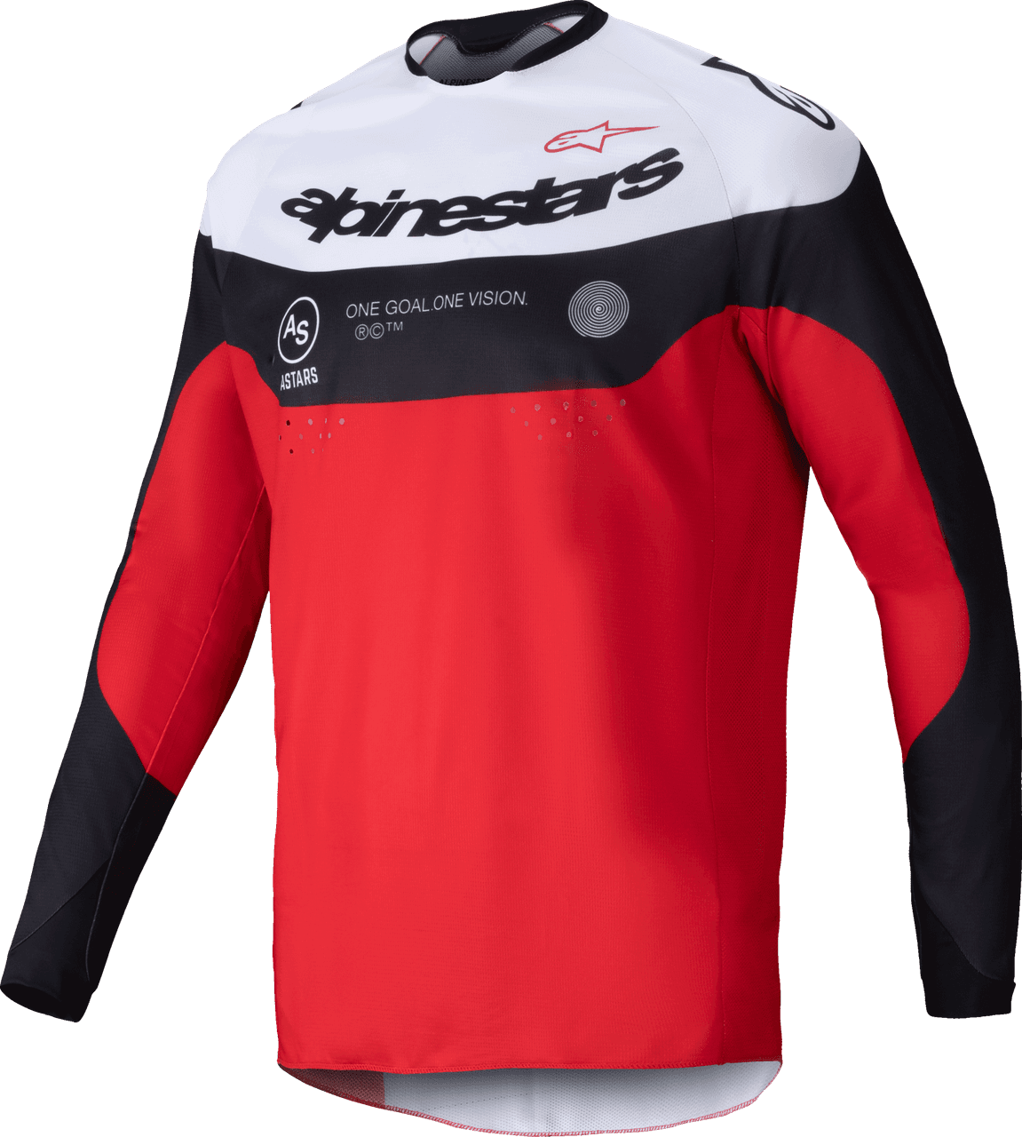 Alpinestars Pro-Dura Jersey Black/Bright Red/White SM